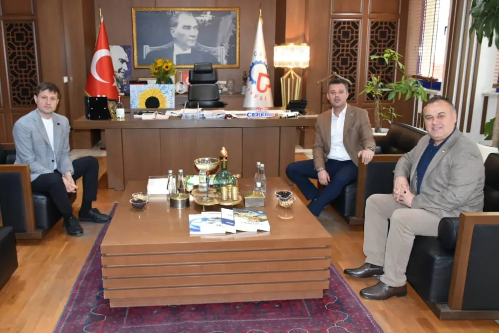 Sarıkurt’tan Çerkezköy Belediye Başkanı Akay’a ziyaret