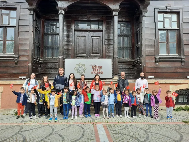 Minik öğrencilerden Edirne Kent Müzesi’ne ziyaret