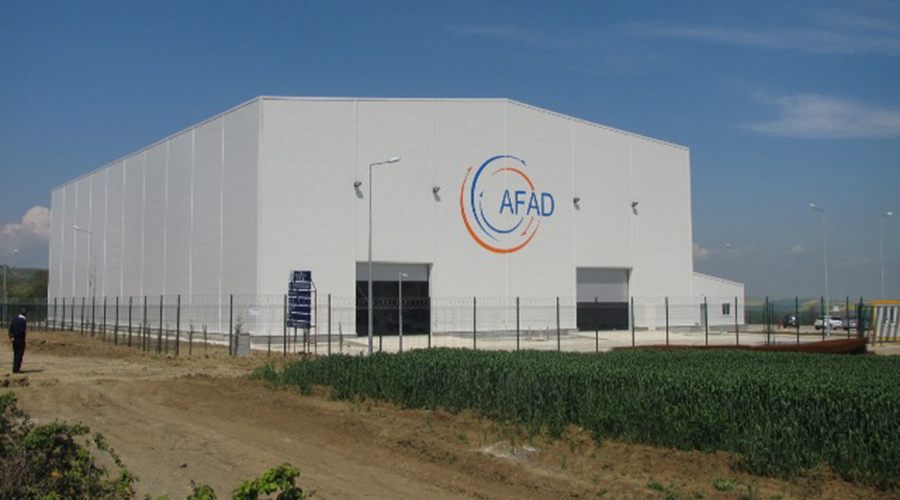 AFAD  lojistik  depo  inşaatında sona yaklaşılıyor