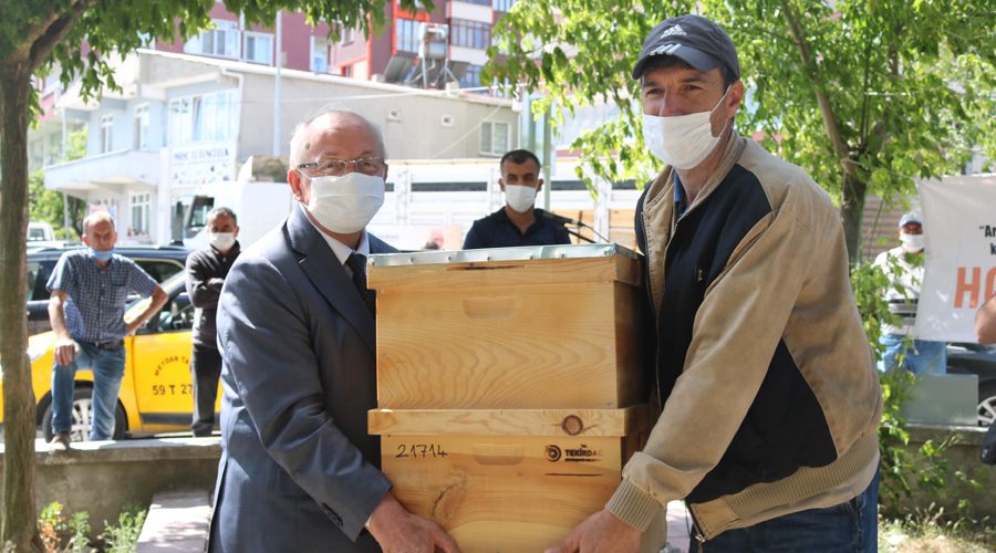30 arı yetiştiricisine 234 kovan dağıtıldı