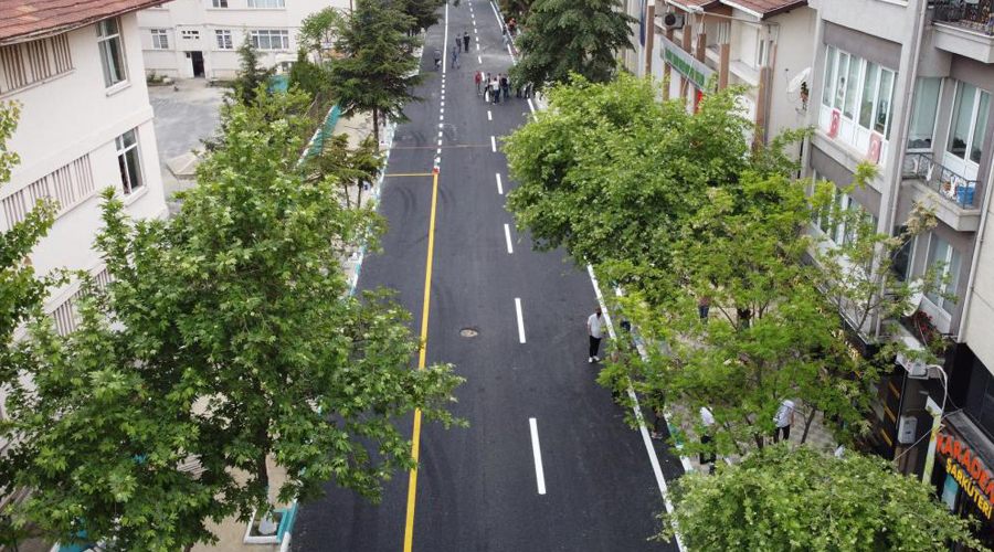 Yazar Mehmet Serez Caddesi yenilendi