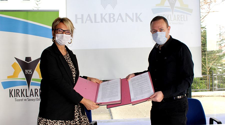 KTSO ile Halkbank Kırklareli Şubesi arasında protokol imzalandı