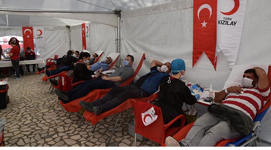 Kan bağışı kampanyasında 301 ünite kan toplandı