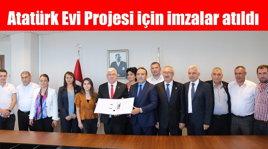 Atatürk Evi Projesi için imzalar atıldı