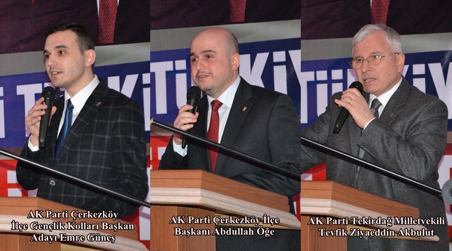 Ak Parti Çerkezköy Gençlik Kolları Kongresi yapıldı