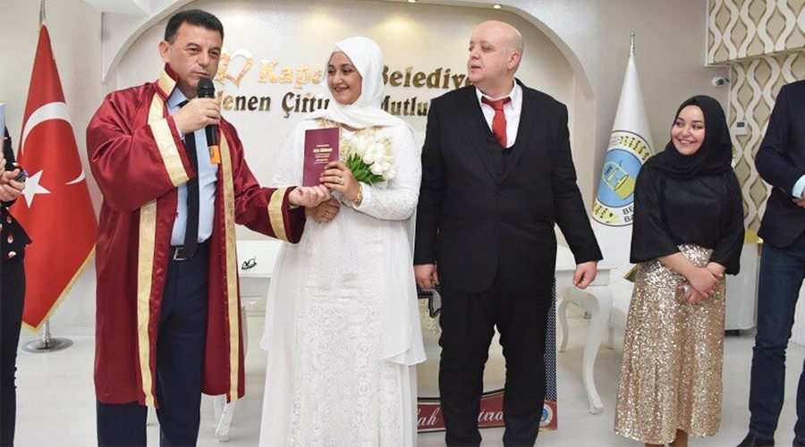 Başkan Çetin, 3 çiftin nikahını kıydı