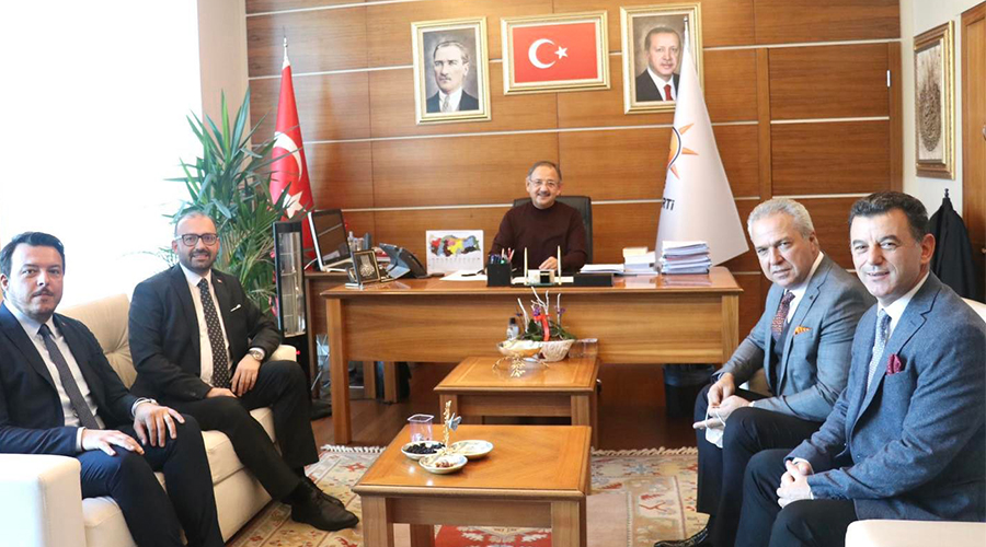 AK Partili başkanlardan Özhaseki