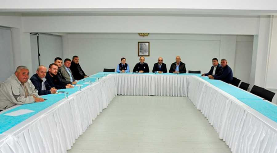 Okul Servisi Yöneticileri ile Toplantı Yapıldı