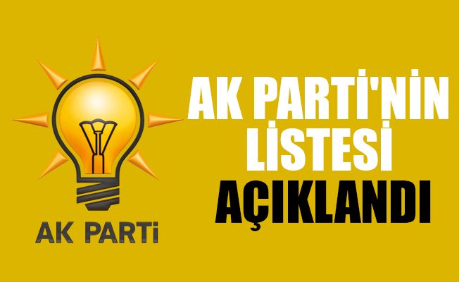 AK Parti ve MHP tek liste çıkardı