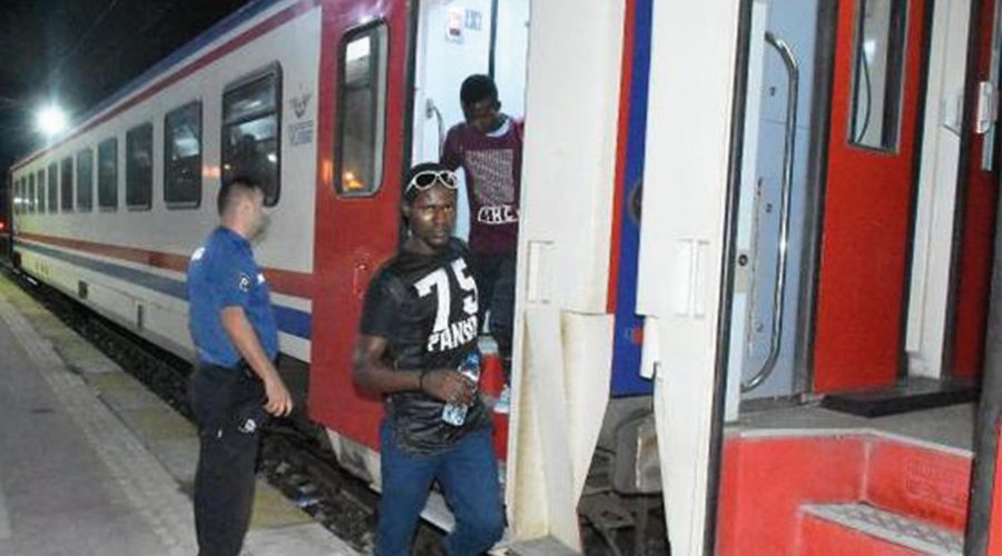 Yolcu treninden 57 kaçak çıktı
